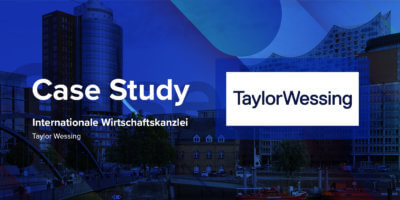 Case Study Wirtschaftskanzlei Taylor Wessing